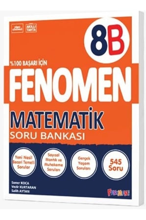 FENOMEN 8 MATEMATİK SORU BANKASI B