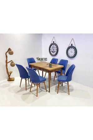 6 Kişilik Açılır Masa Sandalye Takımı Mutfak Masası Takımı Salon Masası Yemek Masası Masa Takımı