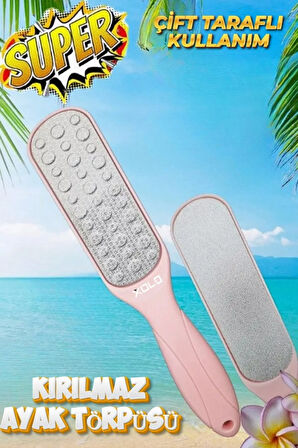 Yeni Nesil Pembe Çift Taraflı Kırılmaz Ayak Törpüsü XL70