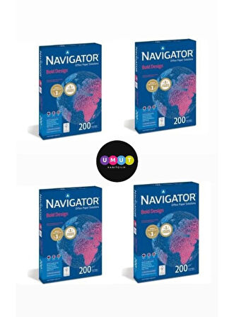 Navigator A4 200 Gr. Gramajlı Fotokopi Kağıdı 600 Yaprak 4 Paket