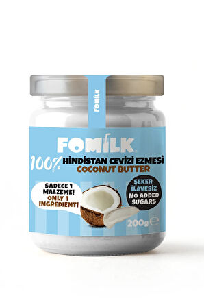 Fomilk Hindistan Cevizi Ezmesi  Coconut Butter 200 g