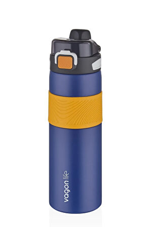 Vagon Life Robot Straw Termos Matara Siyah 500 Ml CS0001