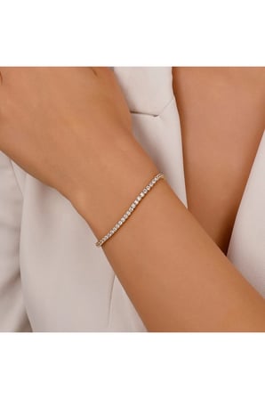 Altın Su Yolu Bileklik - 14K