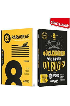 Hız 8. Sınıf Türkçe Paragraf Soru Bankası & Ankara 8. Sınıf Güçlendiren Dil Bilgisi Soru Bankası