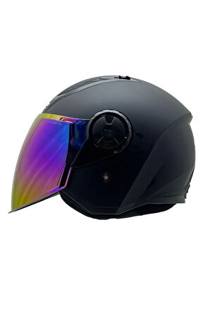AIRFLOW 2 MAT SİYAH KASK GRİ CAM