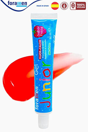 Foramen Çocuklar Için Çilek Aromalı Kalsiyum Destekli Çürüme Karşıtı Diş Macunu 50 Ml/60 gr