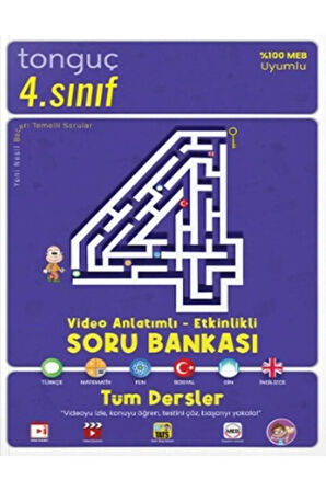 4.Sınıf Tüm Dersler Video Anlatımlı Etkinlikli Soru Bankası