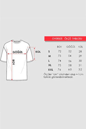 Unisex Oversize T-shirt Not Hear Ön Baskılı Siyah