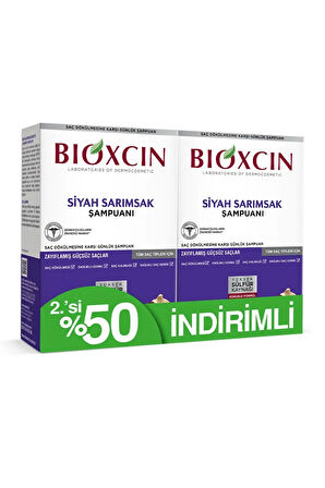 Siyah Sarımsak Saç Dökülmesine Karşı 2. Si %50  Şampuan 300ml 2X2