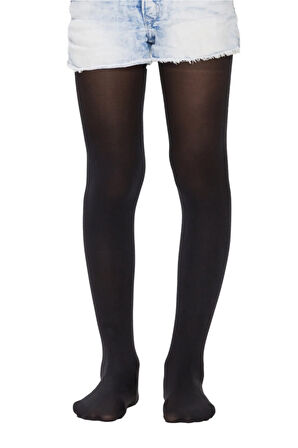 Kız Çocuk Düz Micro 40- Mus Külotlu Çorap