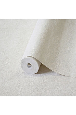 Dante Seri Düz Desenli Duvar Kağıtı 1404-1 : Beyaz