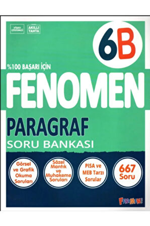 Fenomen 6. Sınıf Paragraf Soru Bankası (B)