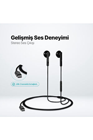 Rio 2 USB-C Stereo Mikrofonlu Kulakiçi Kulaklık