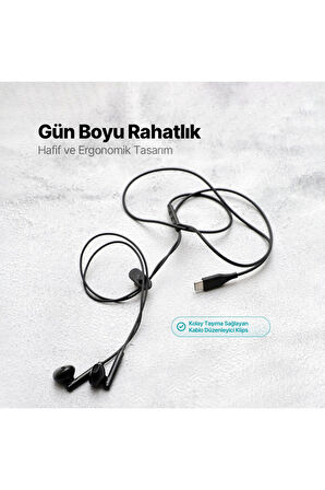Rio 2 USB-C Stereo Mikrofonlu Kulakiçi Kulaklık
