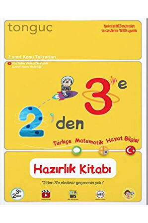 2'den 3'e Hazırlık Kitabı / Kolektif / Tonguç Akademi / 9786254222542