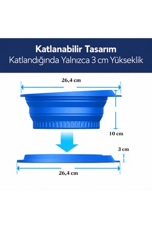Katlanabilir Silikon Yüz Buz Banyosu Kabı – Buz Hazneli Soğuk Yüz Bakım Leğeni yüze soğuk terapi