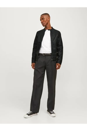 Jack&Jones 12182461 JJEWARNER JACKET NOOS BLACK ERKEK CEKET