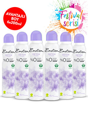 Detox Floral Deodorant 6x200 Ml