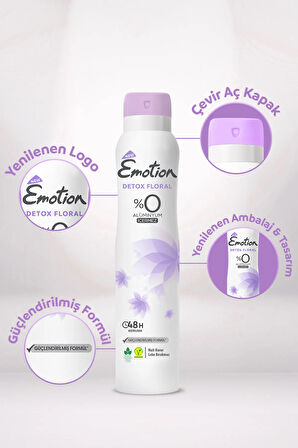 Detox Floral Deodorant 6x200 Ml
