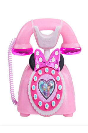 Toys GIO-MCN39000 Minnie Sesli ve Işıklı Pembe Telefon