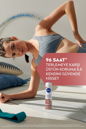 Kadın Sprey Deodorant Derma Control Clinical 150ml, Ter Kokusuna Karşı 96 Saat Üstün Koruma, X2 Adet