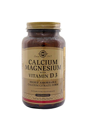 Calcium Magnesium Vitamin D3 150 Tablet