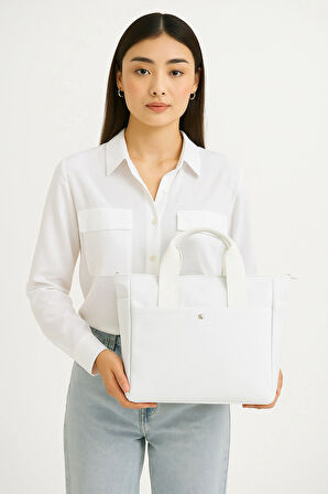 Lüks Çok Gözlü Minimal Tote & Omuz Çantası