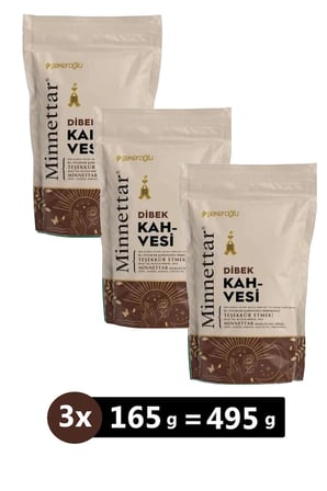 Şekeroğlu DİBEK KAHVESİ 165gr 3'LÜ AVANTAJLI PAKET (MİNNETTAR)