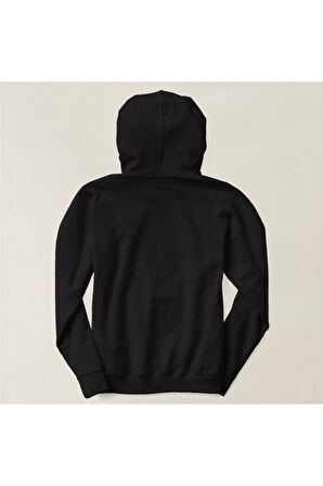 Unisex Siyah Oversize Sweatshirt