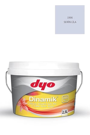 Dinamik Silikonlu Silinebilir Ipek Mat Iç Cephe Duvar Boyası 3212 Irmak Yeşili 2,5 Lt