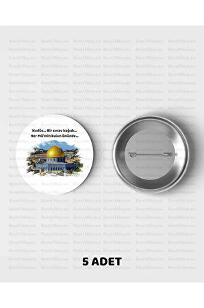 Yeni Filistin Temalı Yeni Rozet Model 9 CaminhoRozet