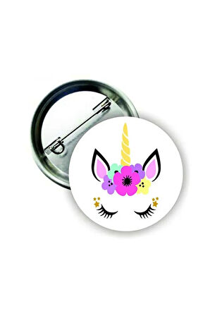Unicorn Buton Rozet