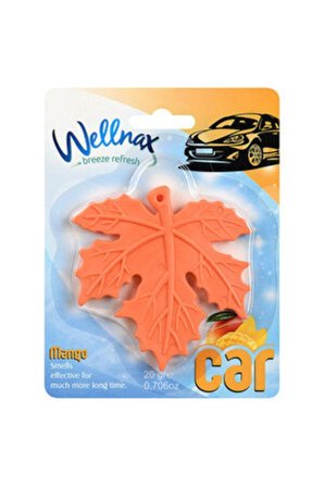 Wellnax Yaprak Oto Kokusu Ferahlatıcı Mango (5 adet)