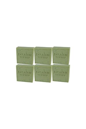Çay Ağacı Yağlı Doğal Üretim Sabun 6 Adet
