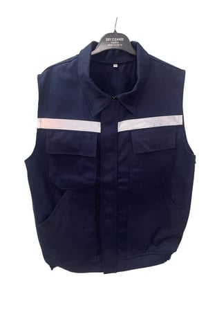 7/7 gabardin reflektörlü işçi yeleği