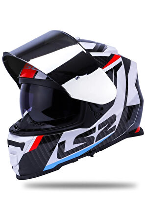 Storm 2 Racer Mavi-kırmızı Kask