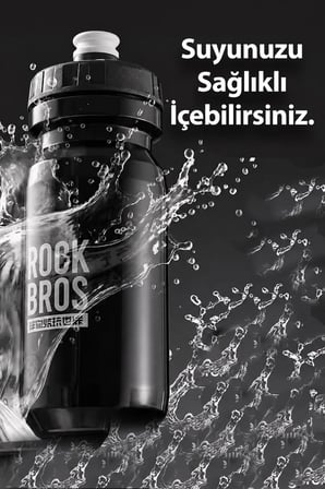 PP5 Plastik Sporcu Bisiklet Matarası Siyah