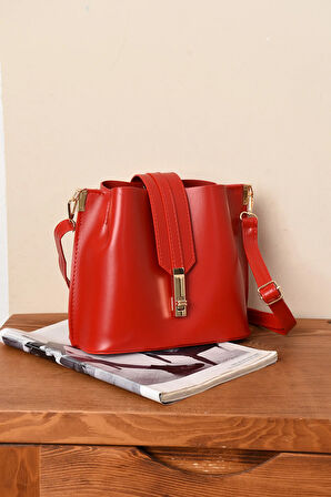 Kadın 3 Bölmeli Elden Tutmalı Omuzdan Asmalı Kaliteli Çanta