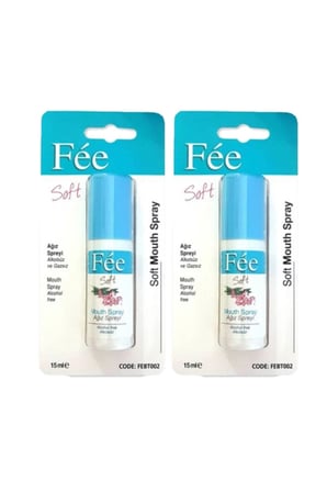 Soft Alkolsüz Ağız Spreyi 15 Ml 2 Adet
