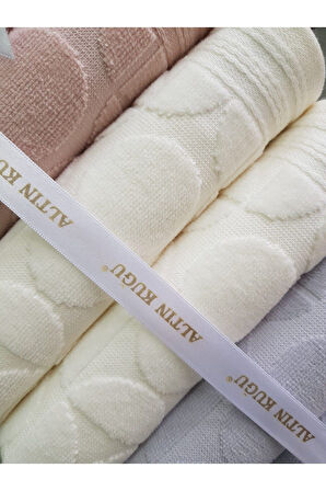 Özdilek Circular Havlu 6 adet- Gri Krem Bej