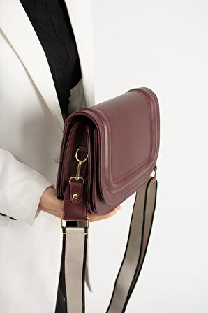 Kadin 5 Bölmeli Astarlı Kapaklı çıt çıt Kapama El Kol Ve Omuz Çantası