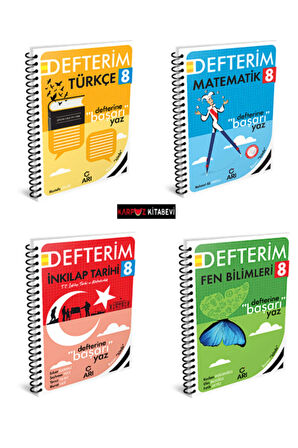 Arı Yayınları 8. Sınıf Akıllı Defter Seti (2024-2025 GÜNCEL BASKI) Ayraç Hediyeli