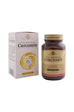 Solgar Full Spectrum Curcumin 185x 30 Kapsül