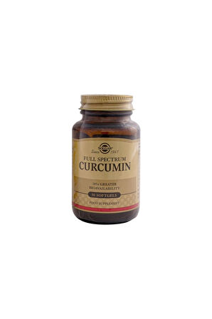 Solgar Full Spectrum Curcumin 185x 30 Kapsül