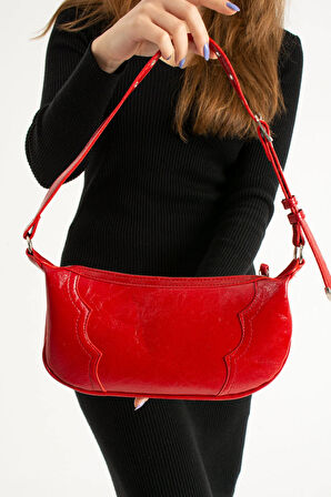 Omuz çantası  baget zımbalı çanta