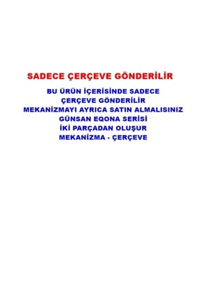 Günsan Eqona Gümüş Tekli Çerçeve