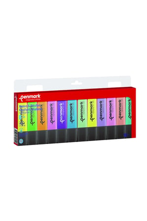 Işaretleme Kalem Seti 6 Pastel 6 Neon 12 Renk