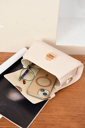 Lüks Tasarımlı Çapraz Askılı El ve Omuz Çantası