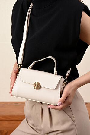 Lüks Tasarımlı Çapraz Askılı El ve Omuz Çantası