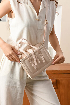 Lüks Reyhani Kutu Çapraz Askılı El Ve Omuz Çantası